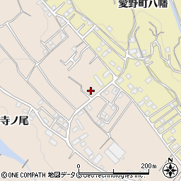 長崎県雲仙市愛野町寺ノ尾1077周辺の地図