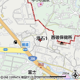 長崎県長崎市滑石1丁目13周辺の地図