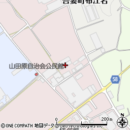 長崎県雲仙市吾妻町栗林名1264周辺の地図