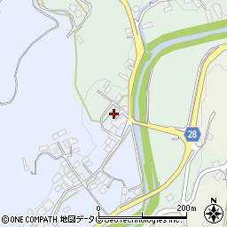 熊本県上益城郡益城町田原304周辺の地図