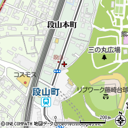 ほっともっと上熊本店周辺の地図