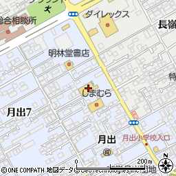 ドラッグコスモス長嶺南店周辺の地図