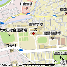 熊本県警察学校周辺の地図