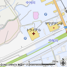スーパーセンタートライアル島原店周辺の地図