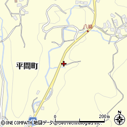 長崎県長崎市平間町2427周辺の地図