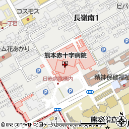熊本県　健康管理協会周辺の地図
