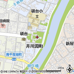 藤崎八旛宮周辺の地図