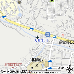 長崎バス観光新滑石寮周辺の地図