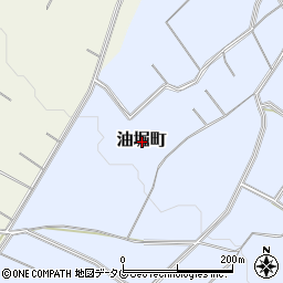 長崎県島原市油堀町周辺の地図