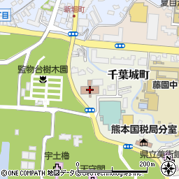 熊本家庭裁判所周辺の地図