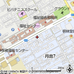 パソコン整備工場熊本店周辺の地図