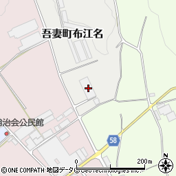 長崎県雲仙市吾妻町布江名1563周辺の地図