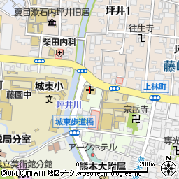 熊本信愛女学院幼稚園周辺の地図