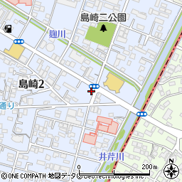 株式会社グリーンアース　島崎営業所周辺の地図