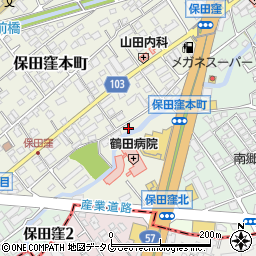熊本県熊本市東区保田窪本町11-11周辺の地図