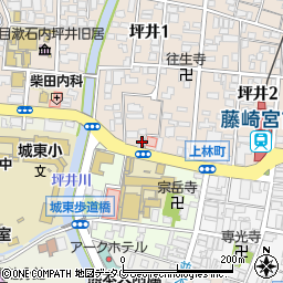 熊本百店会周辺の地図