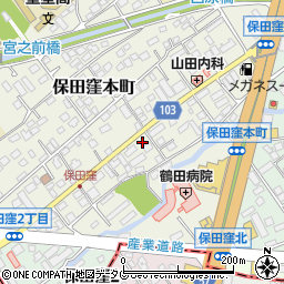 熊本県熊本市東区保田窪本町6-15周辺の地図