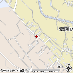 長崎県雲仙市愛野町寺ノ尾1068周辺の地図