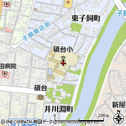 熊本県熊本市中央区井川淵町4周辺の地図