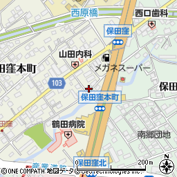 熊本県熊本市東区保田窪本町13-45周辺の地図
