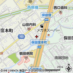 熊本県熊本市東区保田窪本町13-41周辺の地図