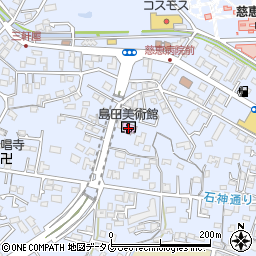 島田美術館周辺の地図