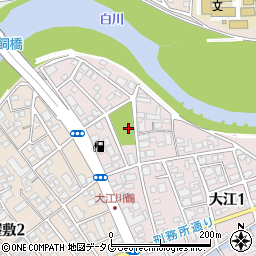 中川鶴公園周辺の地図