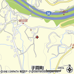 長崎県長崎市平間町2564周辺の地図