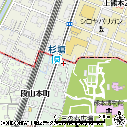 セルモ玉泉院上熊本会館周辺の地図