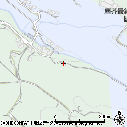 長崎県雲仙市愛野町甲2411-1周辺の地図