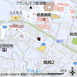 キグナス島崎ＳＳ周辺の地図