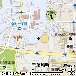 熊本県熊本市中央区京町1丁目14周辺の地図
