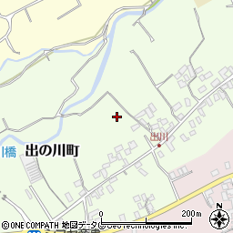 長崎県島原市出の川町周辺の地図