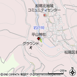 平山神社周辺の地図