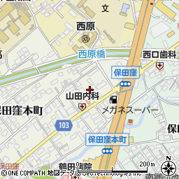 武田産業熊本営業所周辺の地図