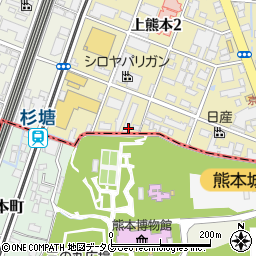 熊本日産自動車株式会社　本社総務・経理周辺の地図