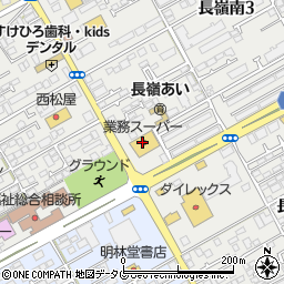 ＨＡＩＲ＆ＭＡＫＥ・ＥＡＲＴＨ　熊本長嶺店周辺の地図
