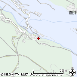 長崎県雲仙市愛野町東2418周辺の地図