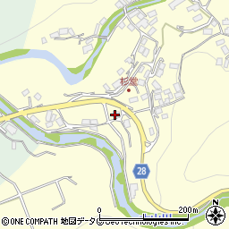 熊本県上益城郡益城町杉堂12周辺の地図