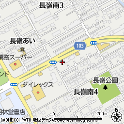 カメラのキタムラ熊本長嶺店周辺の地図
