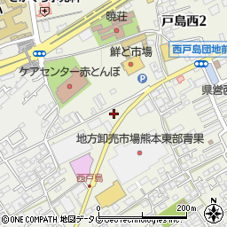 ローソン熊本戸島西店周辺の地図