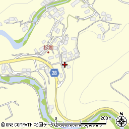 熊本県上益城郡益城町杉堂1487-1周辺の地図