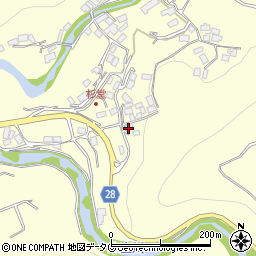 熊本県上益城郡益城町杉堂1487周辺の地図