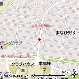 長崎県西彼杵郡長与町まなび野周辺の地図