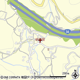 長崎県長崎市平間町2703周辺の地図