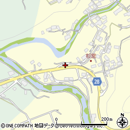 熊本県上益城郡益城町杉堂19-3周辺の地図
