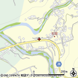 熊本県上益城郡益城町杉堂19周辺の地図