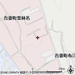 長崎県雲仙市吾妻町栗林名1241周辺の地図