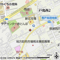 株式会社飛鳥　熊本支店周辺の地図