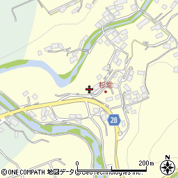 熊本県上益城郡益城町杉堂48-2周辺の地図